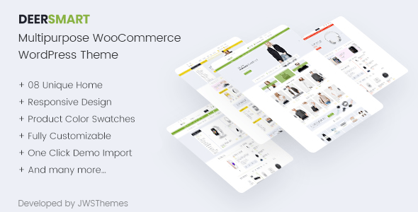DeerSmart – Responsive Multi-utility WooCommerce Theme for WordPress