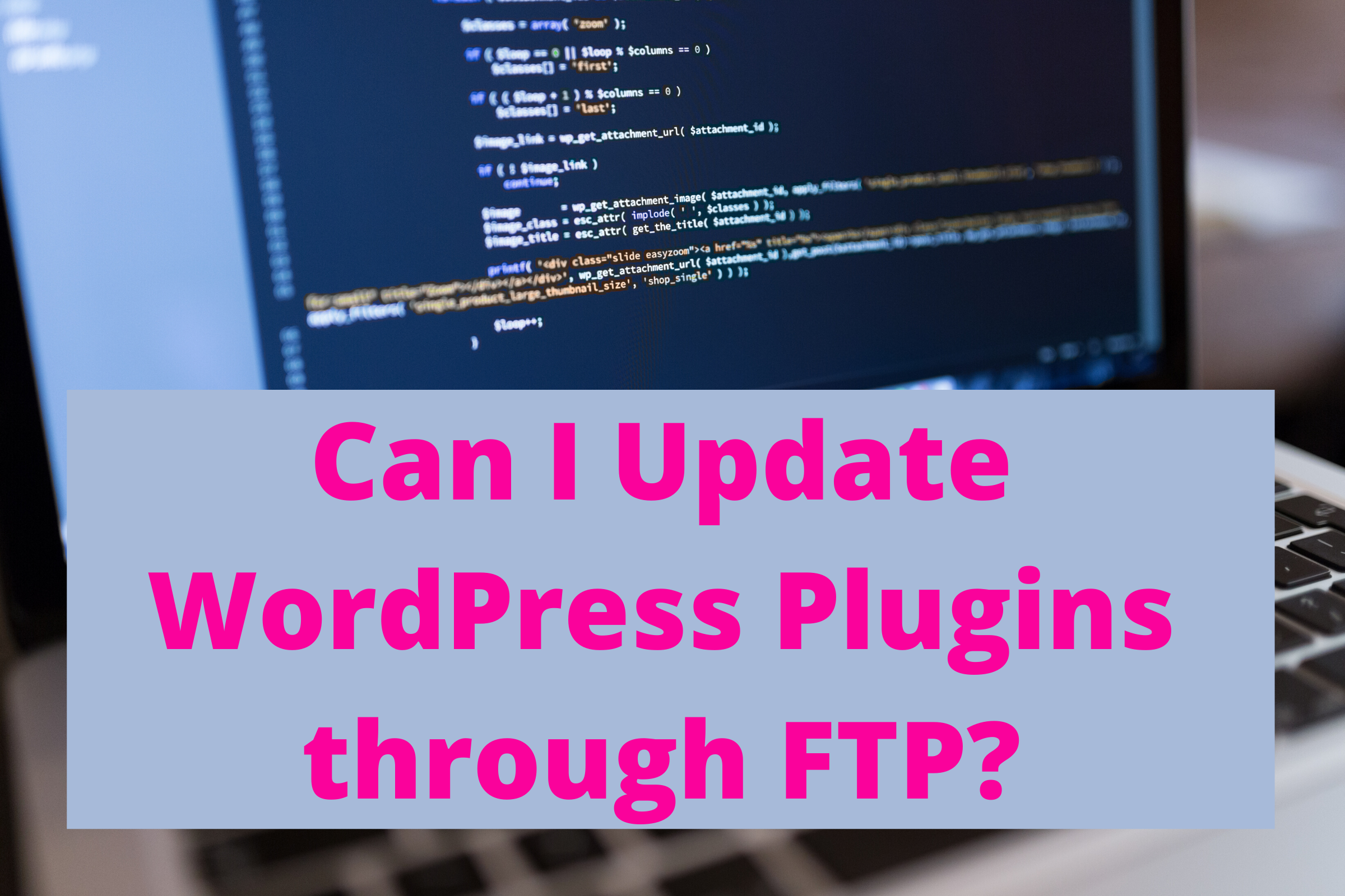 Can I Update WordPress Plugins through FTP